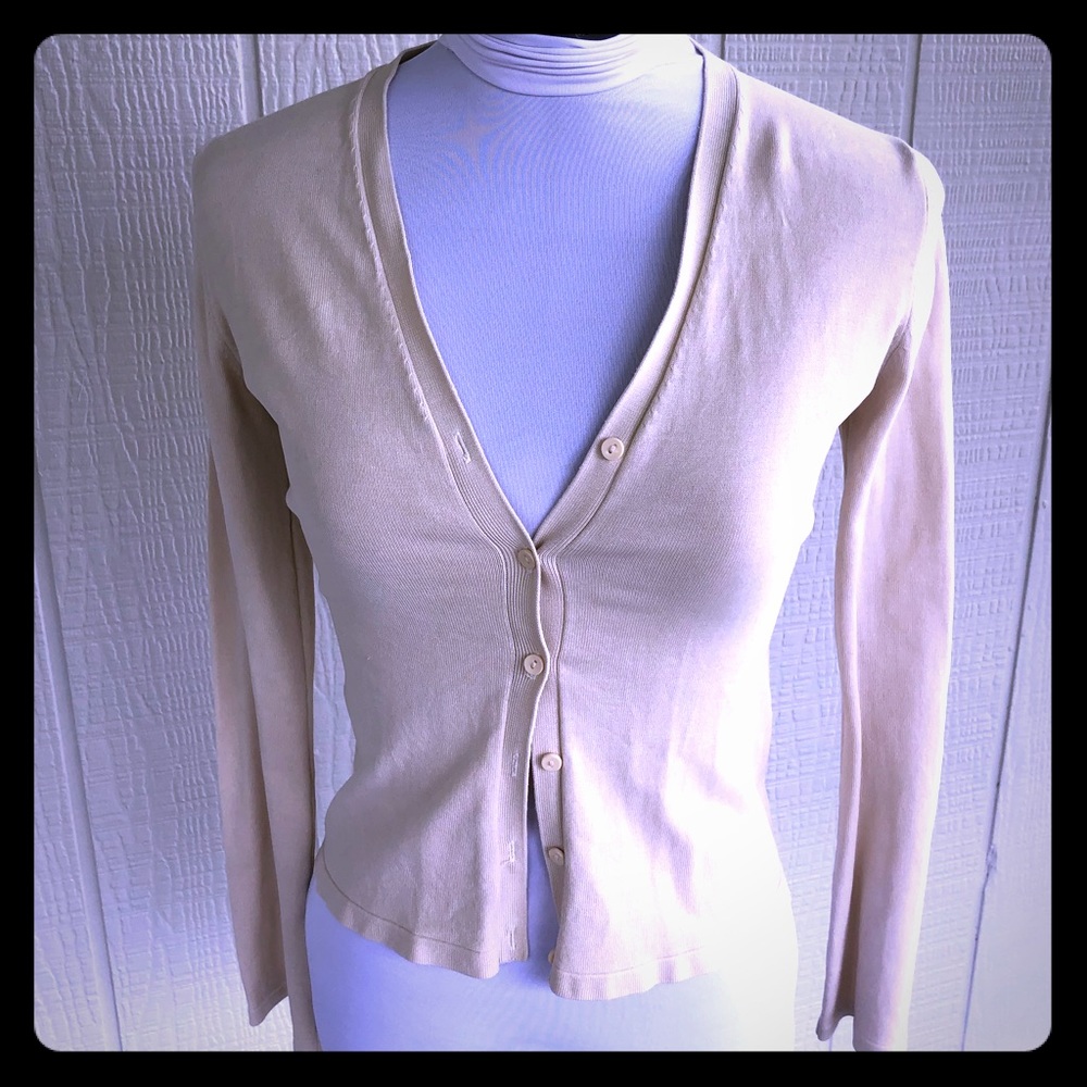 Express - vintage - beige cardigan.
